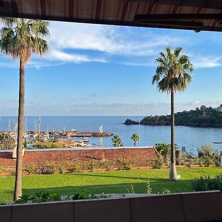 Appartamento con vista mare e piscina Théoule-sur-Mer Esterno foto
